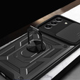 Obal na mobil pre Samsung Galaxy S22 Plus, CamShield Slide, čierne
