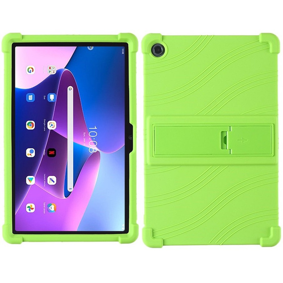 Silikón puzdro pre Lenovo Tab M10 Plus 10.6 Gen 3 TB-125F TB-128F, Impact, pancierovaný, zelený