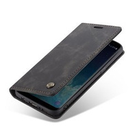 CASEME puzdro pre Samsung Galaxy S8, Leather Wallet Case, čierne