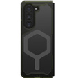 Urban Armor Gear Obal na mobil pre Galaxy Z Fold 5 5G, Plyo MagSafe, transparentné / zelené