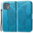 Klapkové puzdro pre Motorola Edge 20 Lite, Butterfly, modré