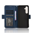Klapkové puzdro pre Samsung Galaxy S25 FE, Card Slot, tmavomodré