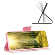 Klapkové puzdro pre Samsung Galaxy M34, Wallet, colorful tree, biele
