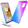 Puzdro pre Motorola Moto G73 5G, Gradient Dropproof, Fialová / modrá