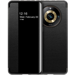 Flipové puzdro pre Realme 11 Pro 5G / 11 Pro+ 5G, Side View, čierne