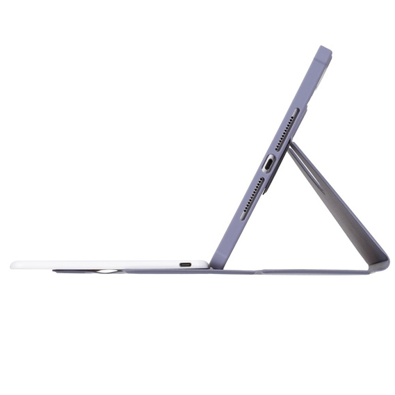 Puzdro s klávesnicou pre iPad 11" 2025 A16 (11 gen.) / iPad 10.9" 2022 (10 gen.), Rotary 360° Leather, fialové