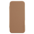 Puzdro X-LEVEL pre iPhone 16 Pro, Magnetic Card Holder, hnedé
