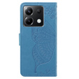 Klapkové puzdro pre Xiaomi Poco X6 5G, Butterfly, modré