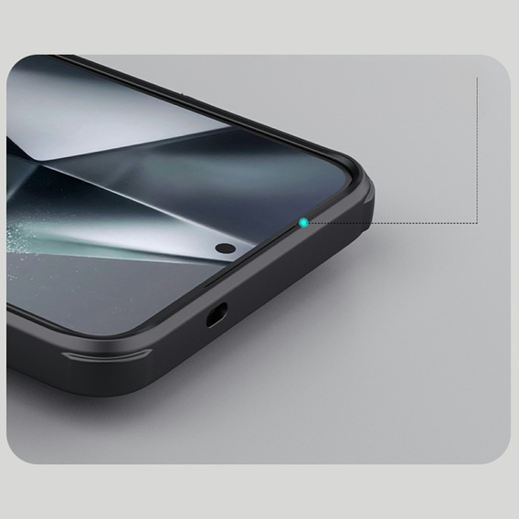 NILLKIN puzdro pre Samsung Galaxy S25, Frosted Shield, pre MagSafe, čierne