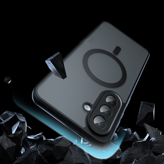 Fusion Hybrid MagSafe puzdro pre Samsung Galaxy A57 5G, čierne