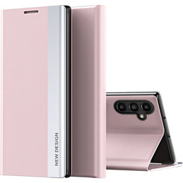 Klapkové puzdro pre Samsung Galaxy A14 4G/5G, Side Magnetic, ružové