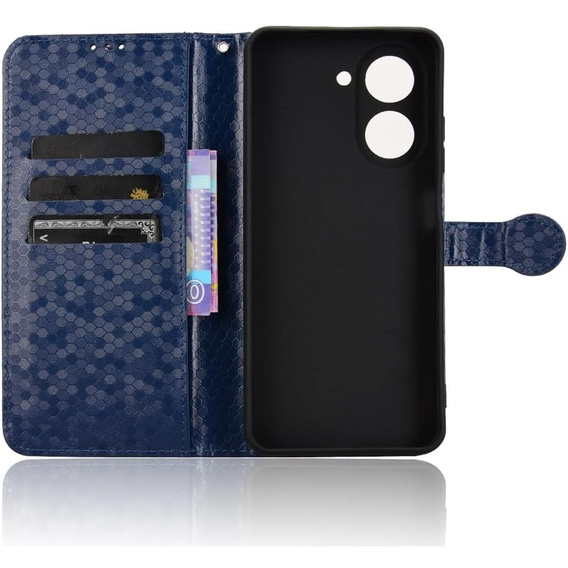 Flipové puzdro pre Xiaomi Redmi A5, Wallet Rhombus, modré
