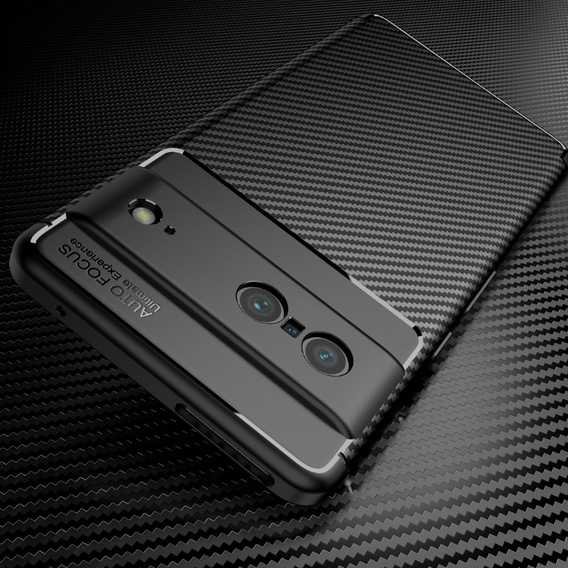 Obal na mobil pre Google Pixel 7, Carbon Gel, čierne