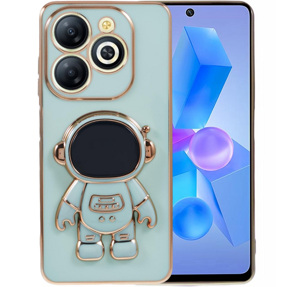 Obal na mobil pre Infinix Hot 40i, Astronaut, zelený