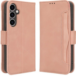 Klapkové puzdro pre Samsung Galaxy S23 FE, Card Slot, ružové