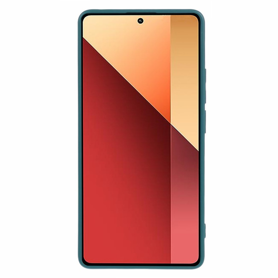 Obal na mobil pre Xiaomi Redmi Note 13 Pro 4G, Silicone Lite, tmavozelené