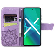 Klapkové puzdro pre Oppo Reno 10 / 10 Pro, Butterfly, fialové