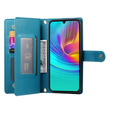 Klapkové puzdro pre Samsung Galaxy A36 5G, Wallet Zipper Pocket, modré