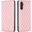 Klapkové puzdro pre Samsung Galaxy A34 5G, Wallet, BINFEN COLOR, ružové