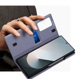 Flipové puzdro pre Samsung Z Fold5 5G, Smart View Wallet, levanduľové