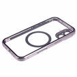 Magnetické puzdro Dual Glass MagSafe pre iPhone 16, ružové rose gold