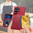 Puzdro pre Samsung Galaxy S25 Ultra, Card Holder Kickstand, čierne