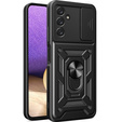 Obal na mobil pre Samsung Galaxy A14 4G/5G, CamShield Slide, čierne