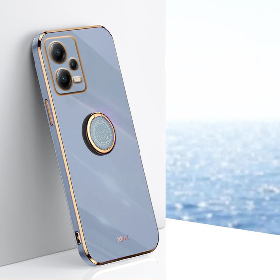 Obal na mobil pre POCO X5 Pro 5G, Electro Ring, modré