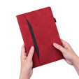 Puzdro pre Lenovo Tab M11, Classic, s priestorom pre stylus, červené
