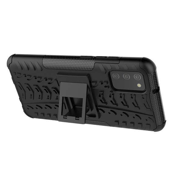 Obal na mobil pre Samsung Galaxy A02s, Tire Armor, čierne