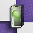 Tmavé sklo na ochranu súkromia Shy Palm pre iPhone 15