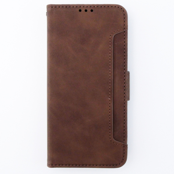 Klapkové puzdro pre Motorola Moto G54 5G, Card Slot, hnedé