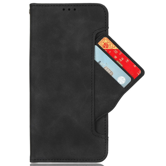 Klapkové puzdro pre T Phone 3 5G, Card Slot, čierne