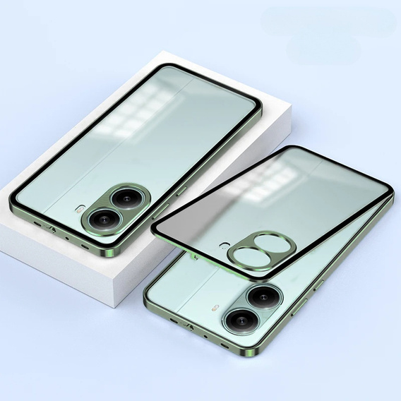 Puzdro pre Xiaomi Poco X7 Pro 5G, Frame Case, zelený