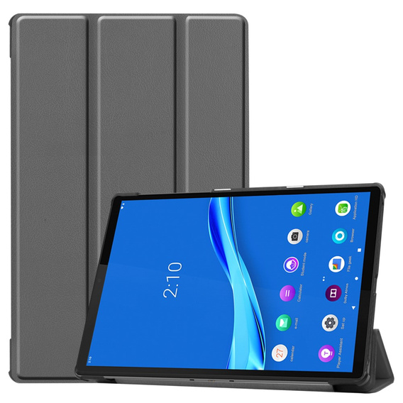 Puzdro pre Lenovo Tab M10 Plus TB-X606F, Smartcase, sivé