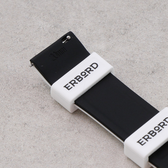 ERBORD Univerzálny 20 mm silikónový remienok