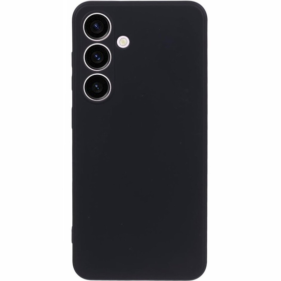 Obal na mobil pre Samsung Galaxy S24+ Plus, Silicone Lite, čierne