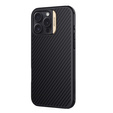 Puzdro pre iPhone 16 Pro Max, pancierované Nillkin, Carbon Fiber, pre Magsafe, zlaté