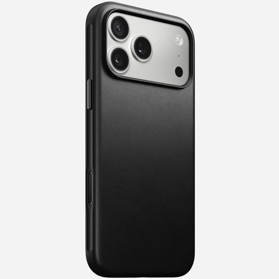 Puzdro Nomad pre iPhone 17 Pro Max, moderné kožené puzdro, čierne