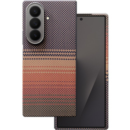 Puzdro pre Samsung Galaxy Z Fold6 5G - magnetické aramidové vlákno, oranžové