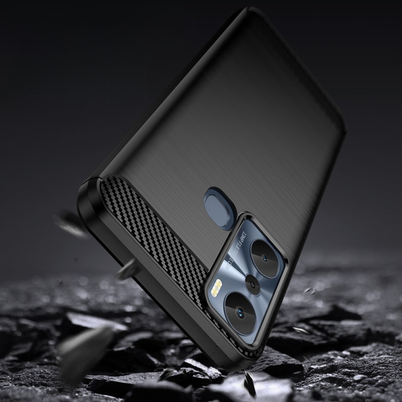 Obal na mobil pre Infinix Hot 20i, Carbon, čierne
