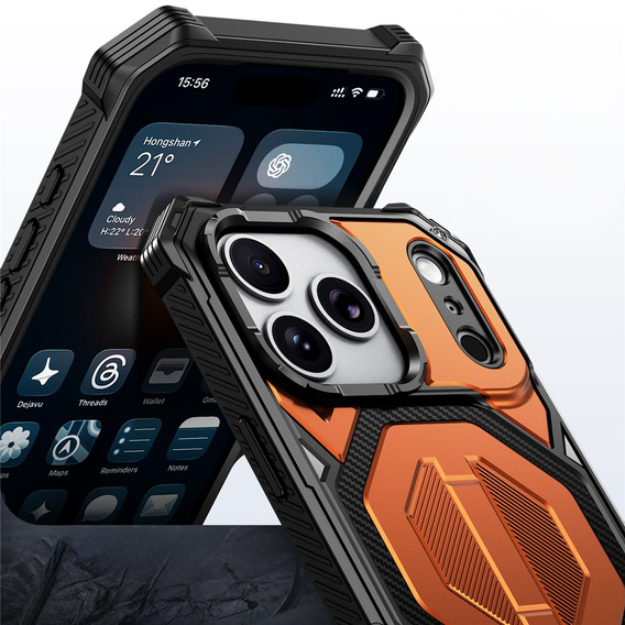 Ochranné puzdro kompatibilné s MagSafe so stojanom pre iPhone 17 Pro Max