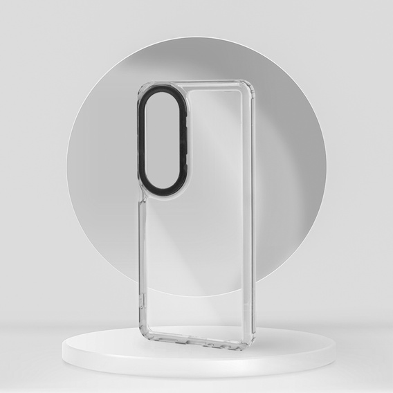 Obal na mobil pre Oppo A60, Fusion Hybrid, priehľadné