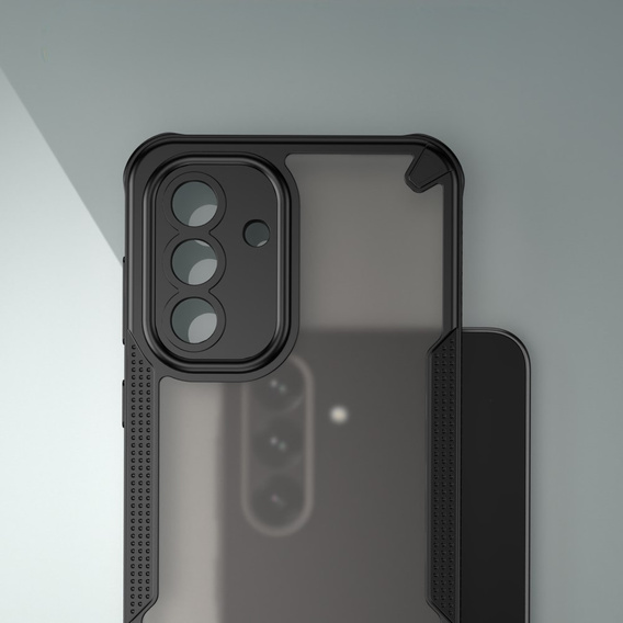 Obal na mobil pre Samsung Galaxy A56, Armor Frosted Case, čierne