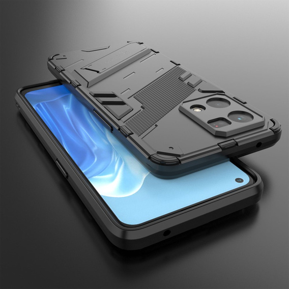 Puzdro pre Oppo Reno7 4G, Military kickstand, modré