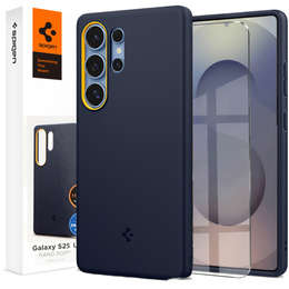 Spigen puzdro pre Samsung Galaxy S25 Ultra, Nano Pop MagSafe, tmavomodré + tvrdené sklo 9H