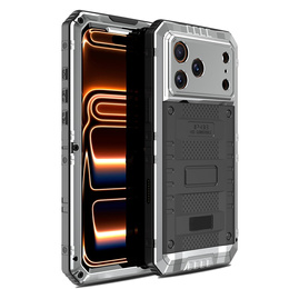 Vodotesné puzdro IP68 pre iPhone 17 Pro, strieborné