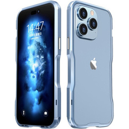 Puzdro LUPHIE pre iPhone 14 Pro, Armor Bumper, modré