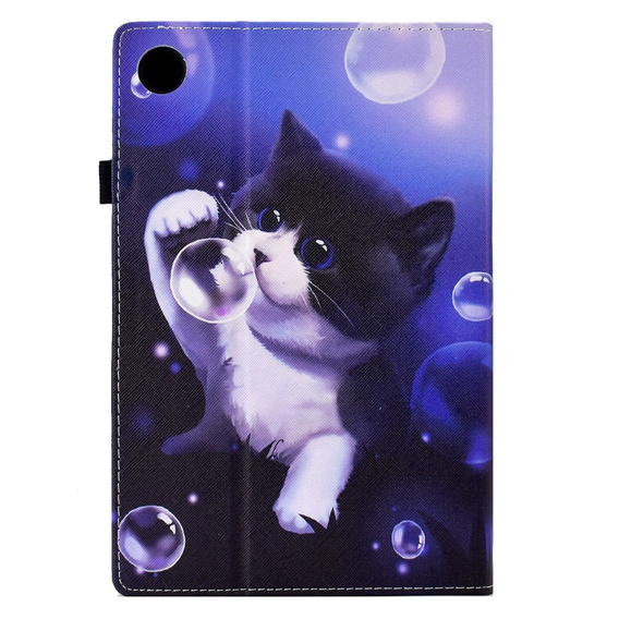 Obal na mobil pre Samsung Galaxy Tab A9 X110 / X115, bubble cat