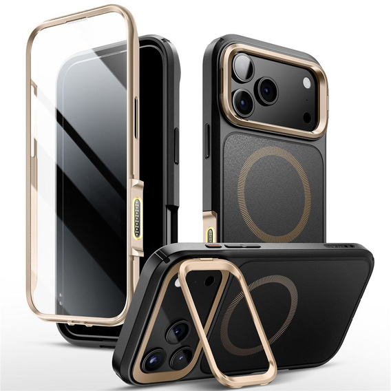 Puzdro Supcase pre iPhone 17 Pro Max, IBLSN Ares Fip Magsafe, Desert Gold